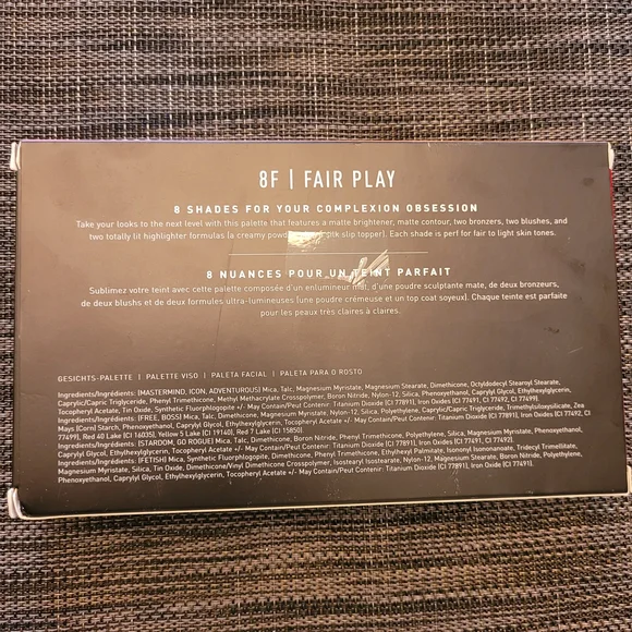 NIB! Rare MORPHE 8F "Fairplay" Complexion Pro Face Palette - Picture 3 of 7